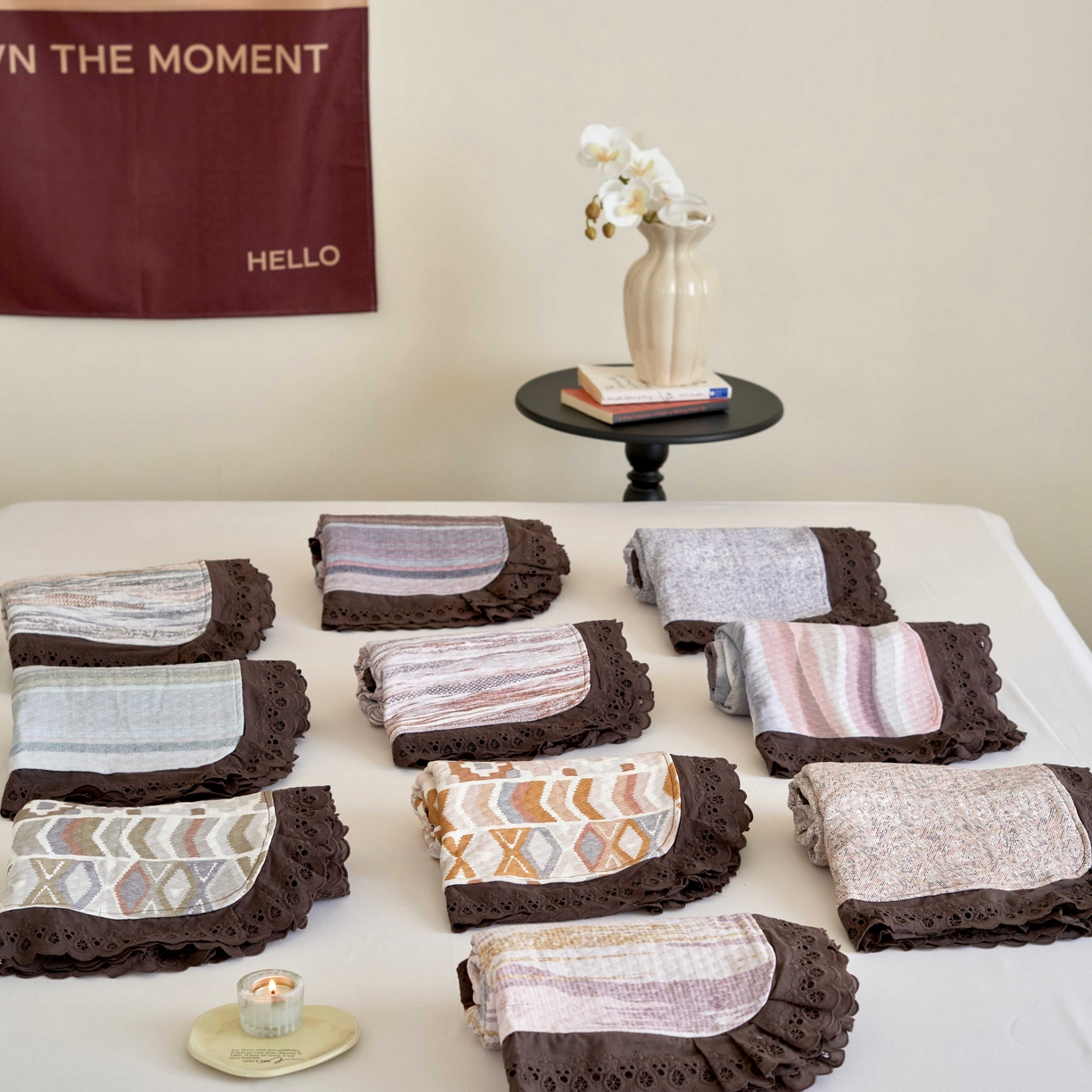 91家纺网 家纺一手货源 找家纺 （总）月夏 2025新款春夏全棉纯棉提花床盖三件套