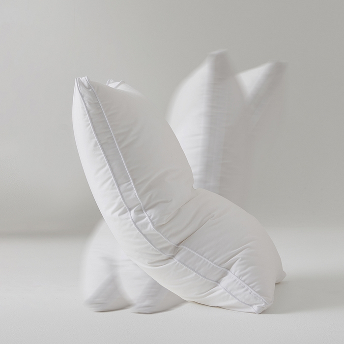 91家纺网 家纺一手货源 找家纺 微枕芯 2025春夏新款微米酒店软枕芯枕头枕芯单枕芯 立体软低枕（1000克）超软-超低 48x74cm单枕/只