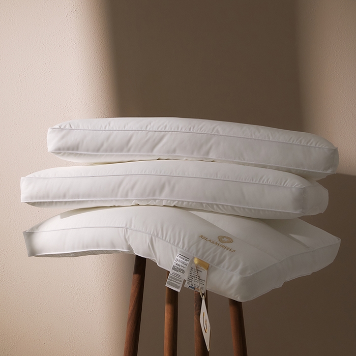 91家纺网 家纺一手货源 找家纺 微枕芯 2025春夏新款微米酒店软枕芯枕头枕芯单枕芯 立体软中枕（1200克）超软-偏低 48x74cm单枕/只