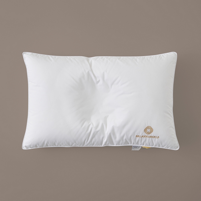 91家纺网 家纺一手货源 找家纺 微枕芯 2025春夏新款微米酒店软枕芯枕头枕芯单枕芯 定型护颈中枕（1200克）低平 48x74cm单枕/只