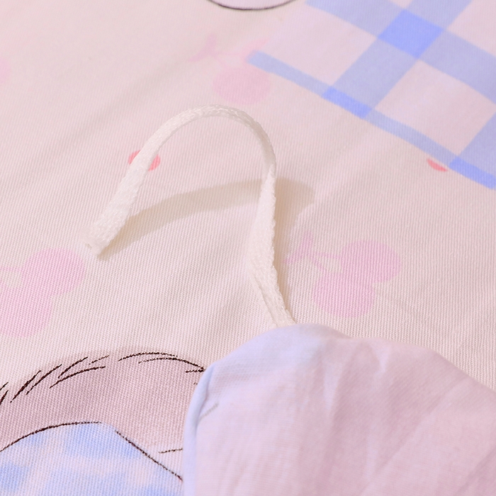 91家纺网 家纺一手货源 找家纺 金鑫汇2025新款学生上下铺棉加豆豆绒三件套 熊熊精灵