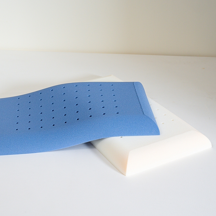 91家纺网 家纺一手货源 找家纺 帛茗轩2025春夏新款凉感蓝鲸星球一代枕枕头枕芯单枕芯 批发价格（10只起）米兰拼接70*40*12cm 