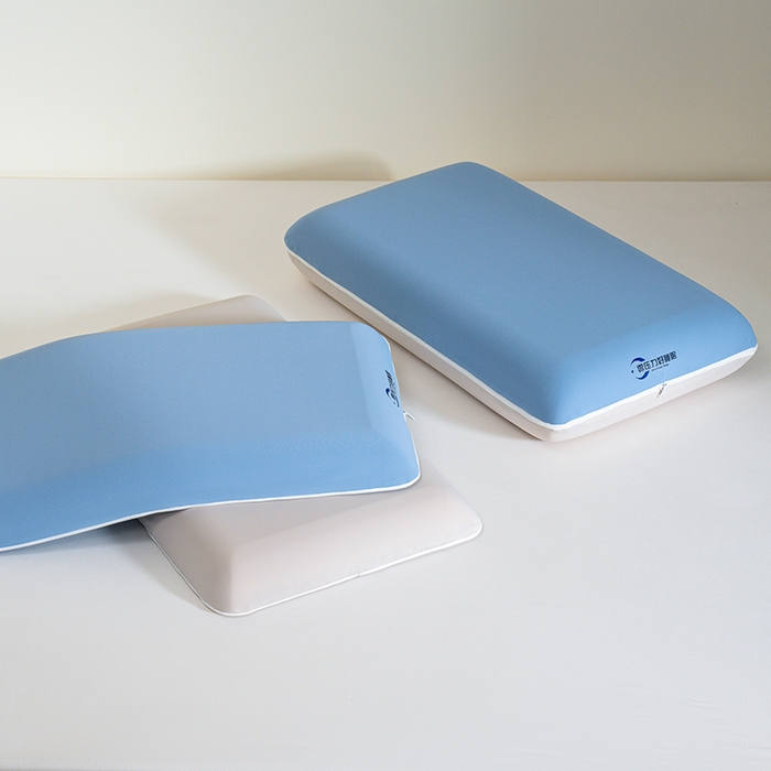 91家纺网 家纺一手货源 找家纺 帛茗轩2025春夏新款凉感蓝鲸星球一代枕枕头枕芯单枕芯 一件代发价格70*40*12cm 米兰拼接