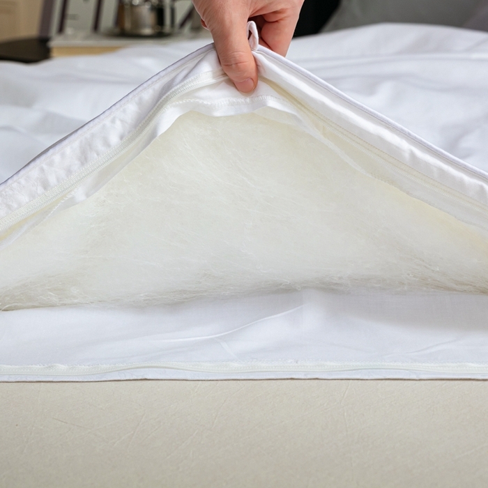 91家纺网 家纺一手货源 找家纺 （总）蚕阿婆2025新款100%桑蚕丝被 全棉提花纯手工蚕丝被