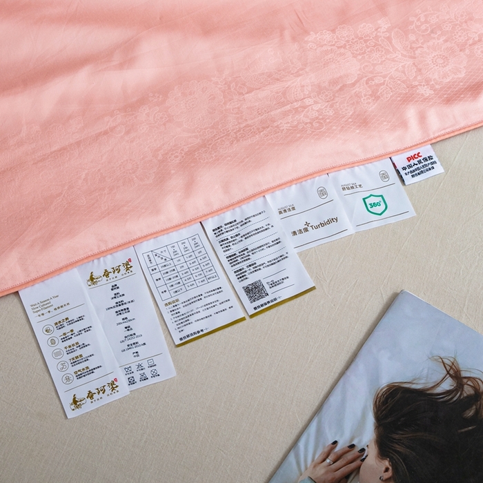 91家纺网 家纺一手货源 找家纺 蚕阿婆2025新款100%桑蚕丝被 全棉提花纯手工蚕丝被 玉色