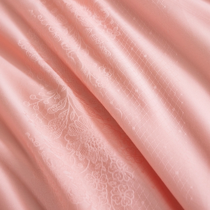 91家纺网 家纺一手货源 找家纺 蚕阿婆2025新款100%桑蚕丝被 全棉提花纯手工蚕丝被 玉色