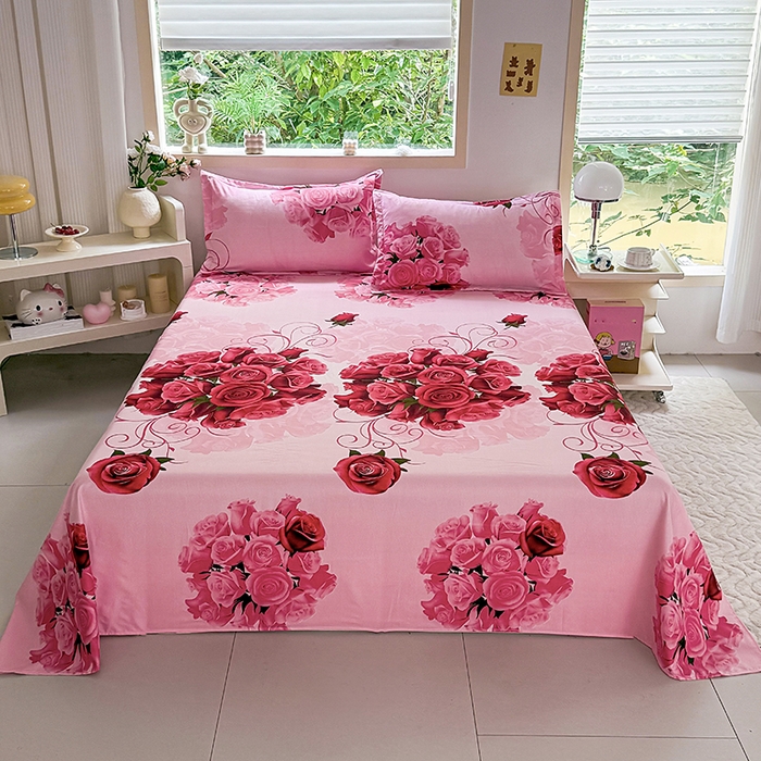 91家纺网 家纺一手货源 找家纺 （总）梵巢家纺 2025新款加厚芦荟棉床单磨毛化纤床单