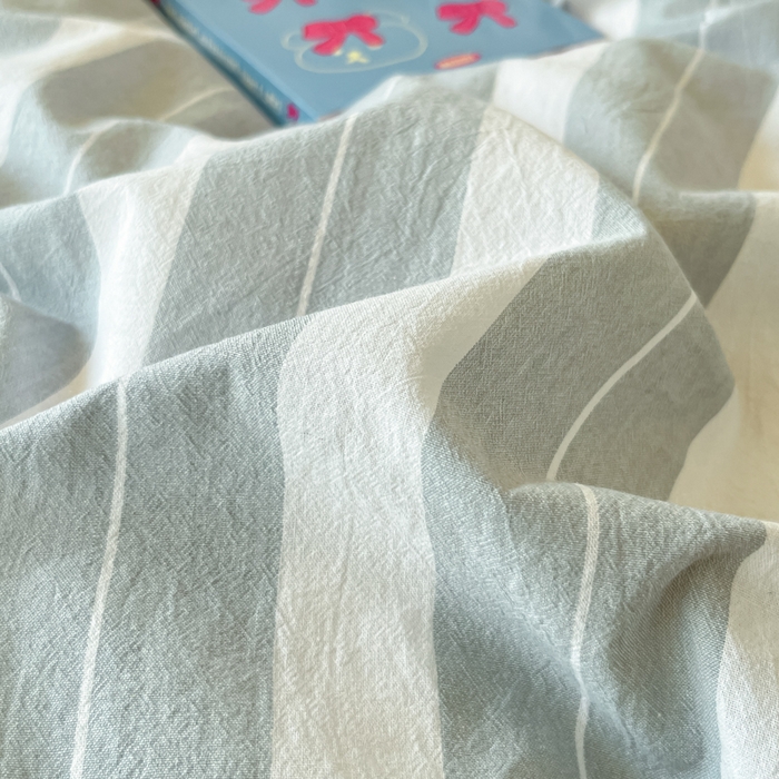 91家纺网 家纺一手货源 找家纺 菲梵家纺 2025新款7A抗菌A类全棉色织水洗棉三件套（提供7a抗菌检测报告和卖家秀） 晨光灰