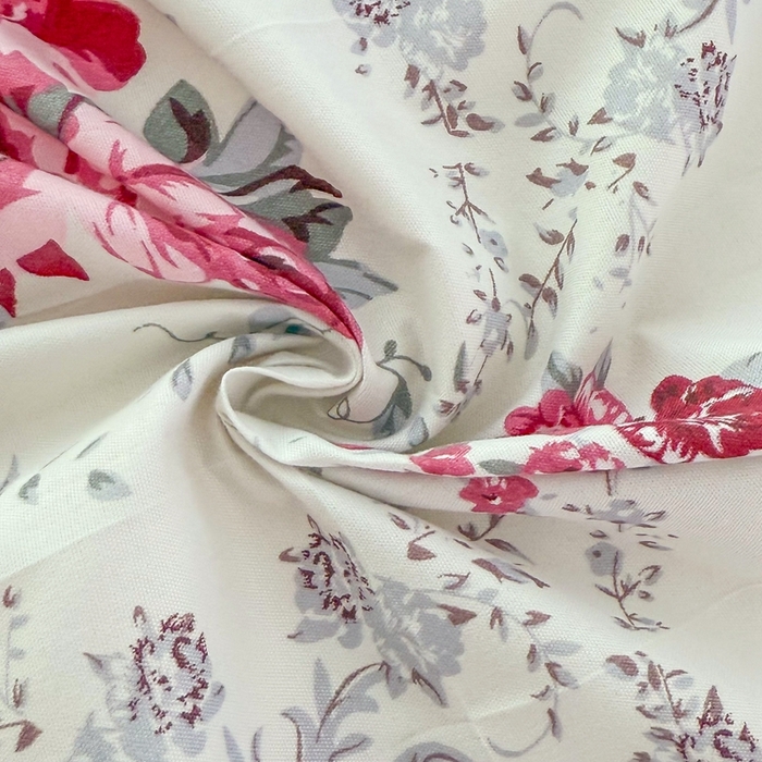 91家纺网 家纺一手货源 找家纺 梵巢 家纺芦荟棉枕套磨毛化纤枕套48*74cm 春意盎然