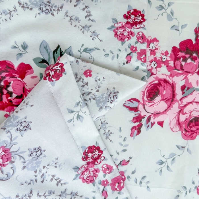 91家纺网 家纺一手货源 找家纺 梵巢 家纺芦荟棉枕套磨毛化纤枕套48*74cm 春意盎然