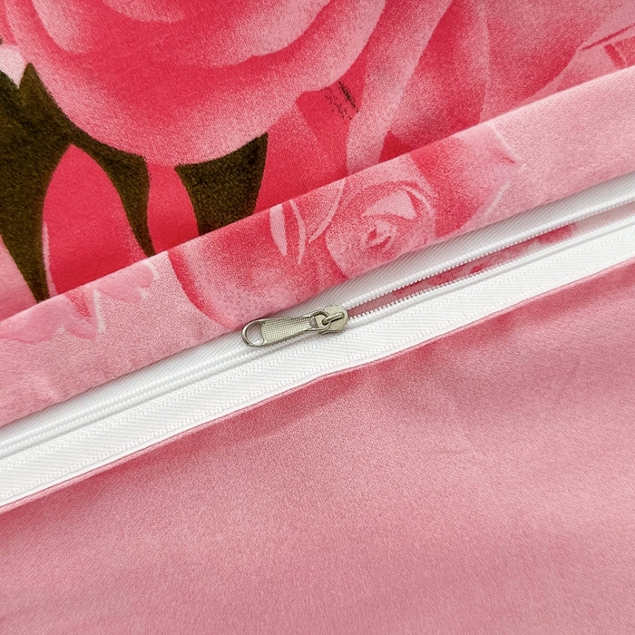 91家纺网 家纺一手货源 找家纺 梵巢 家纺芦荟棉枕套磨毛化纤枕套48*74cm 玫瑰之约