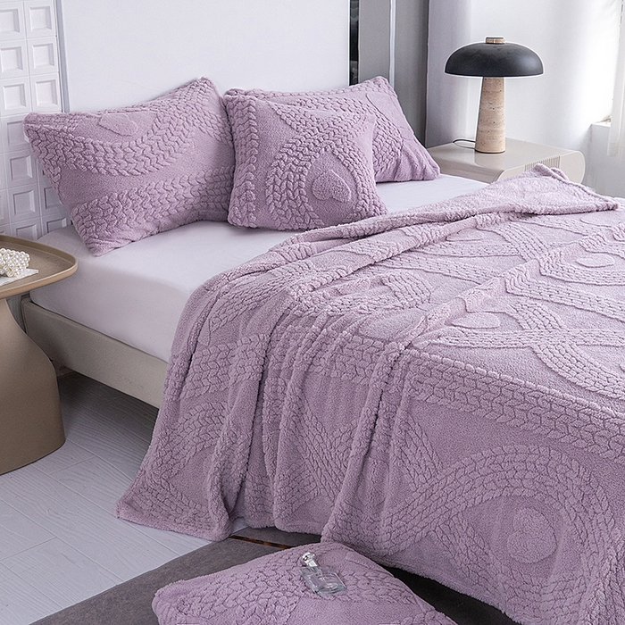 91家纺网 家纺一手货源 找家纺 （总）楼兰公主 2025春夏新款塔芙绒毛毯毯子多功能盖毯