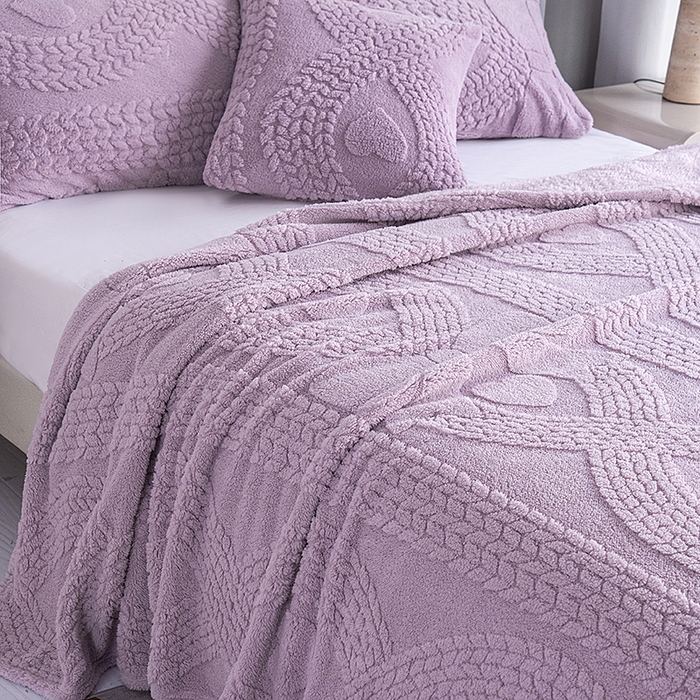 91家纺网 家纺一手货源 找家纺 （总）楼兰公主 2025春夏新款塔芙绒毛毯毯子多功能盖毯