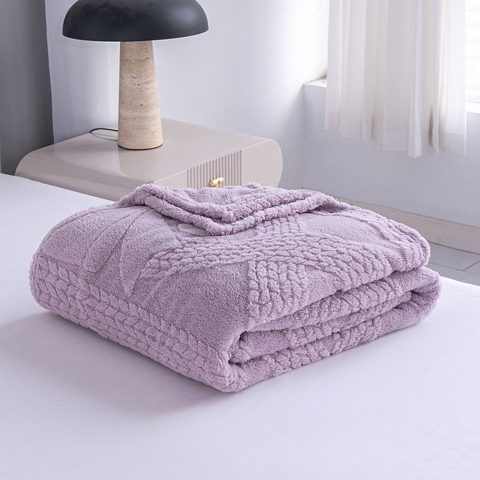 91家纺网 家纺一手货源 找家纺 （总）楼兰公主 2025春夏新款塔芙绒毛毯毯子多功能盖毯