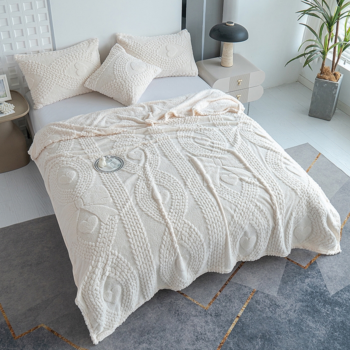 91家纺网 家纺一手货源 找家纺 （总）楼兰公主 2025春夏新款塔芙绒毛毯毯子多功能盖毯