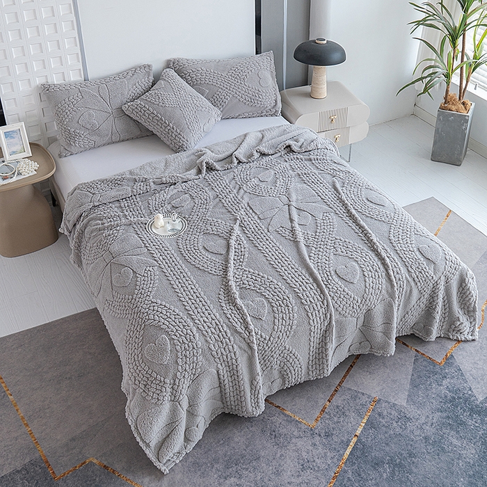 91家纺网 家纺一手货源 找家纺 （总）楼兰公主 2025春夏新款塔芙绒毛毯毯子多功能盖毯