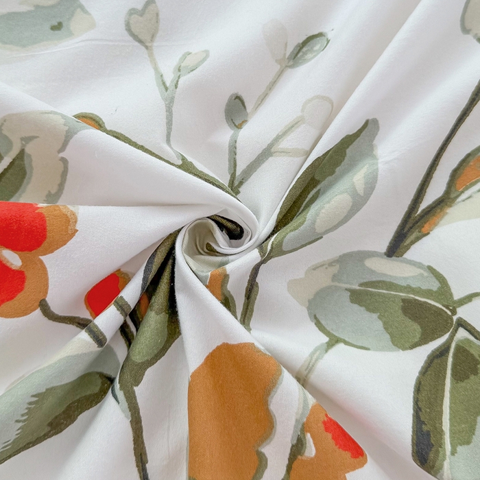 91家纺网 家纺一手货源 找家纺 梵巢家纺 2025新款加厚芦荟棉床单磨毛化纤床单 叶凡浮青