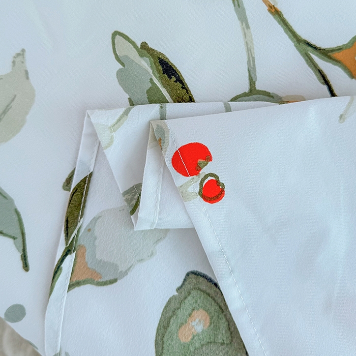 91家纺网 家纺一手货源 找家纺 梵巢家纺 2025新款加厚芦荟棉床单磨毛化纤床单 叶凡浮青