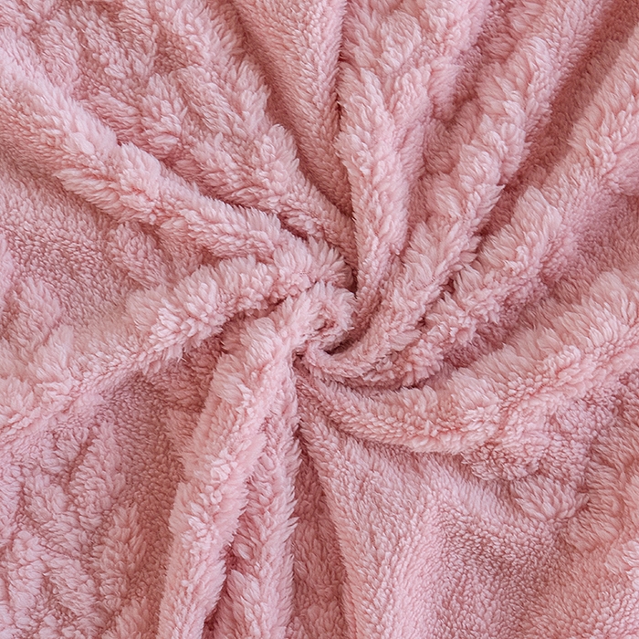 91家纺网 家纺一手货源 找家纺 楼兰公主 2025春夏新款塔芙绒毛毯毯子多功能盖毯 塔芙绒蝴蝶结-粉