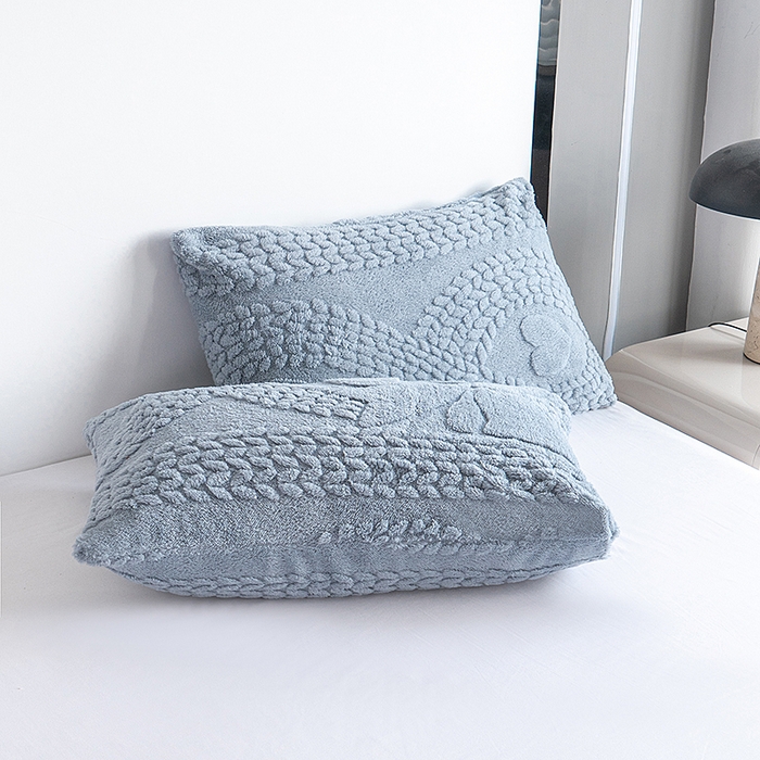 91家纺网 家纺一手货源 找家纺 楼兰公主 2025春夏新款塔芙绒毛毯毯子多功能盖毯 塔芙绒蝴蝶结-蓝灰