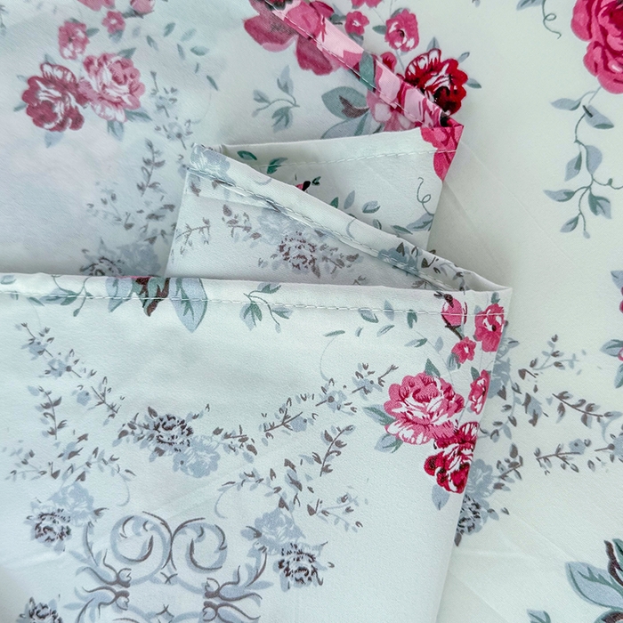 91家纺网 家纺一手货源 找家纺 梵巢家纺 2025新款加厚芦荟棉床单磨毛化纤床单 春意盎然