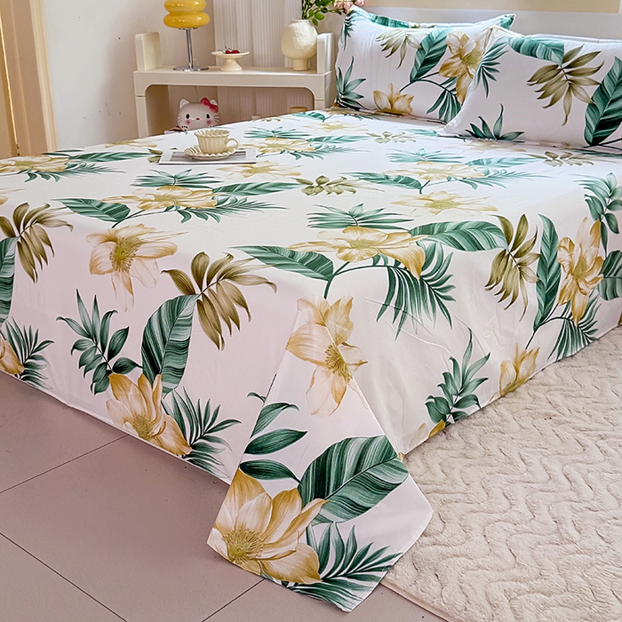 91家纺网 家纺一手货源 找家纺 梵巢家纺 2025新款加厚芦荟棉床单磨毛化纤床单 灵感