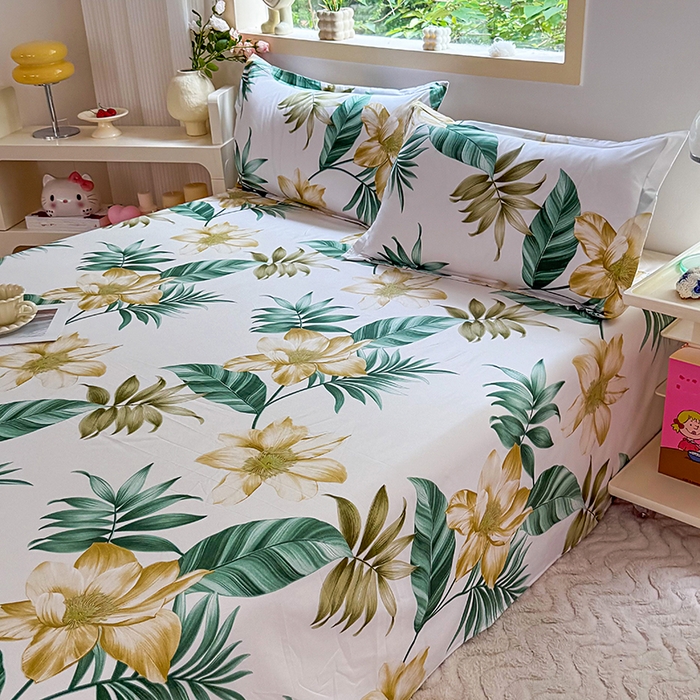 91家纺网 家纺一手货源 找家纺 梵巢家纺 2025新款加厚芦荟棉床单磨毛化纤床单 灵感