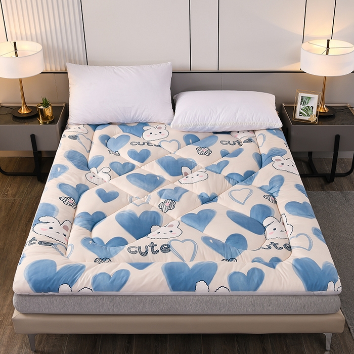 91家纺网 家纺一手货源 找家纺 （总）富威堡家纺 2025新款新疆棉花床垫子被褥床褥软垫家用榻榻米垫学生宿舍单人床护垫垫褥