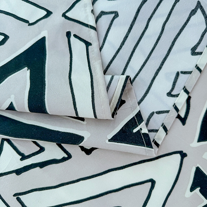 91家纺网 家纺一手货源 找家纺 梵巢家纺 芦荟棉被套，被罩化纤被套 三角几何