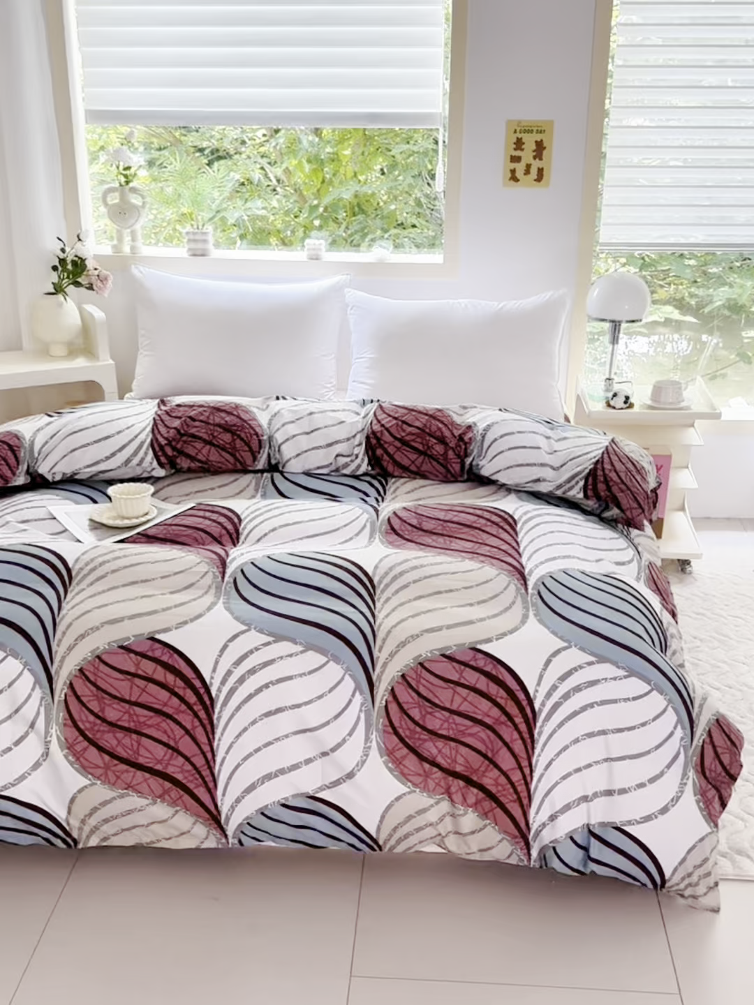 91家纺网 家纺一手货源 找家纺 梵巢家纺 芦荟棉被套，被罩化纤被套  片片梦境