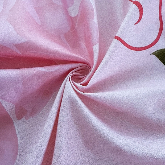 91家纺网 家纺一手货源 找家纺 梵巢家纺 芦荟棉被套，被罩化纤被套  玫瑰之约