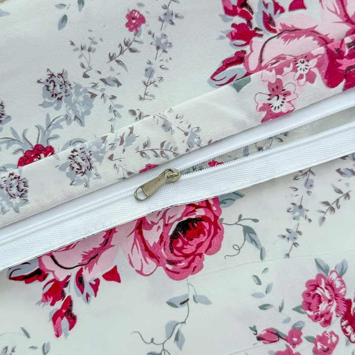 91家纺网 家纺一手货源 找家纺 梵巢家纺 芦荟棉被套，被罩化纤被套 春意盎然