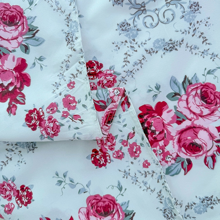 91家纺网 家纺一手货源 找家纺 梵巢家纺 芦荟棉被套，被罩化纤被套 春意盎然