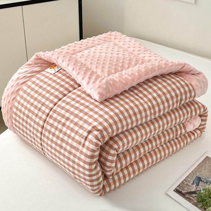 91家纺网 家纺一手货源 找家纺 （总）鸣升家纺 2025新款全棉豆豆被被子被芯