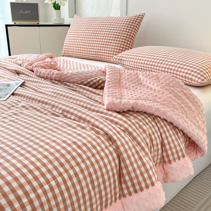 91家纺网 家纺一手货源 找家纺 （总）鸣升家纺 2025新款全棉豆豆被被子被芯