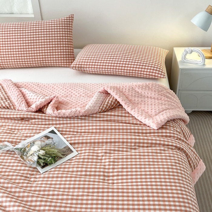 91家纺网 家纺一手货源 找家纺 （总）鸣升家纺 2025新款全棉豆豆被被子被芯