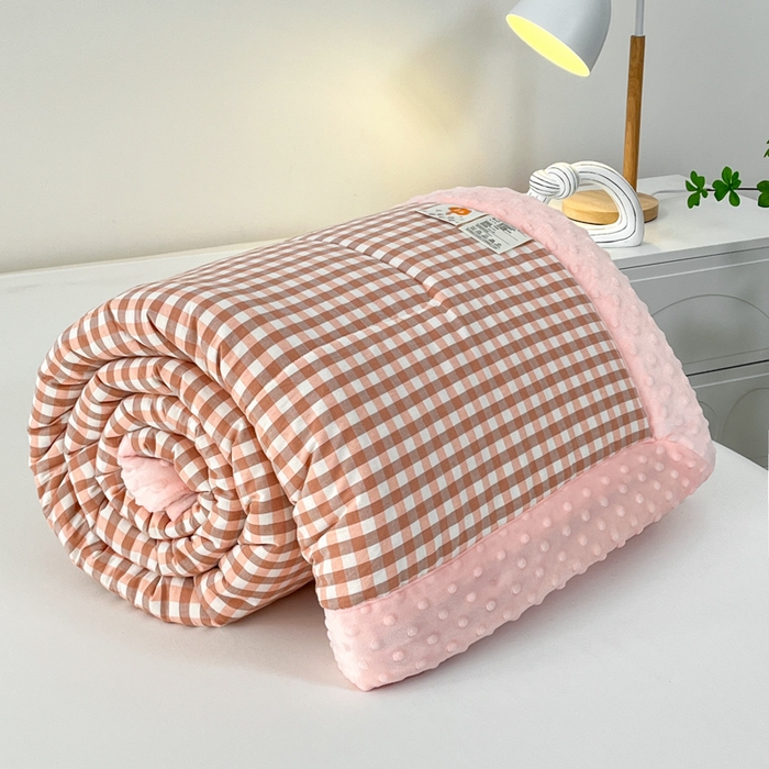 91家纺网 家纺一手货源 找家纺 （总）鸣升家纺 2025新款全棉豆豆被被子被芯