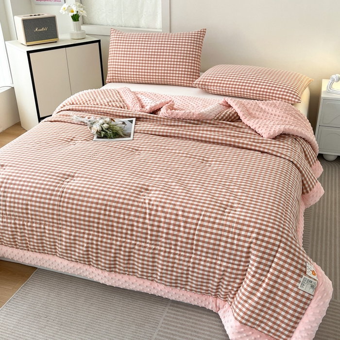 91家纺网 家纺一手货源 找家纺 （总）鸣升家纺 2025新款全棉豆豆被被子被芯