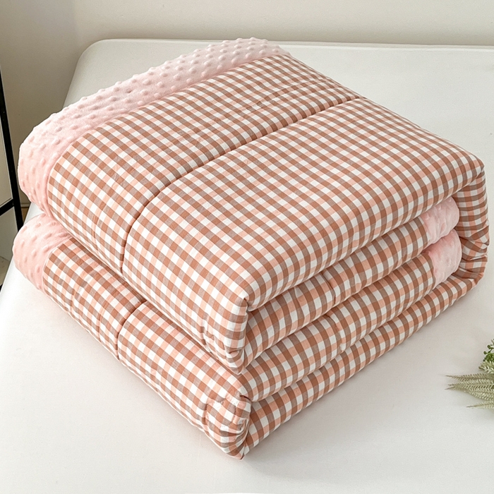 91家纺网 家纺一手货源 找家纺 （总）鸣升家纺 2025新款全棉豆豆被被子被芯