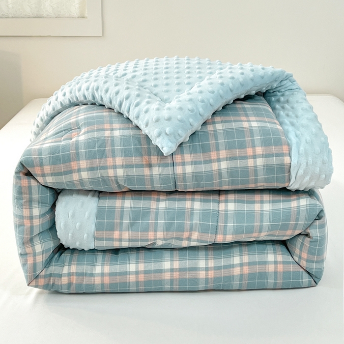 91家纺网 家纺一手货源 找家纺 （总）鸣升家纺 2025新款全棉豆豆被被子被芯