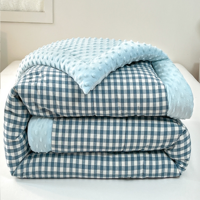 91家纺网 家纺一手货源 找家纺 （总）鸣升家纺 2025新款全棉豆豆被被子被芯