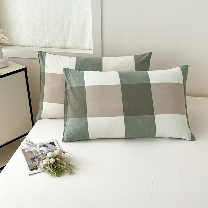 91家纺网 家纺一手货源 找家纺 鸣升家纺 2025新款全棉豆豆被被子被芯 绿大格