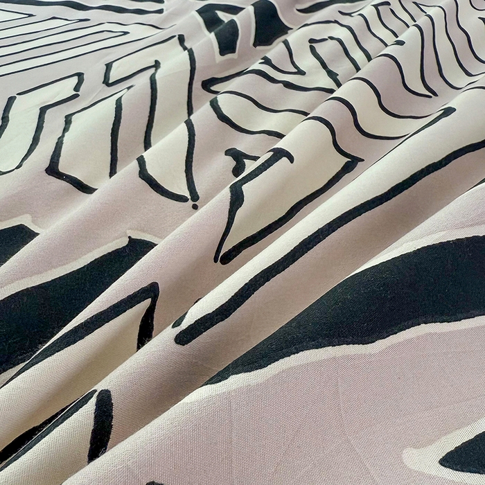 91家纺网 家纺一手货源 找家纺 梵巢家纺 2025新款芦荟棉四件套和单品印花四件套 床笠款四件套 三角几何