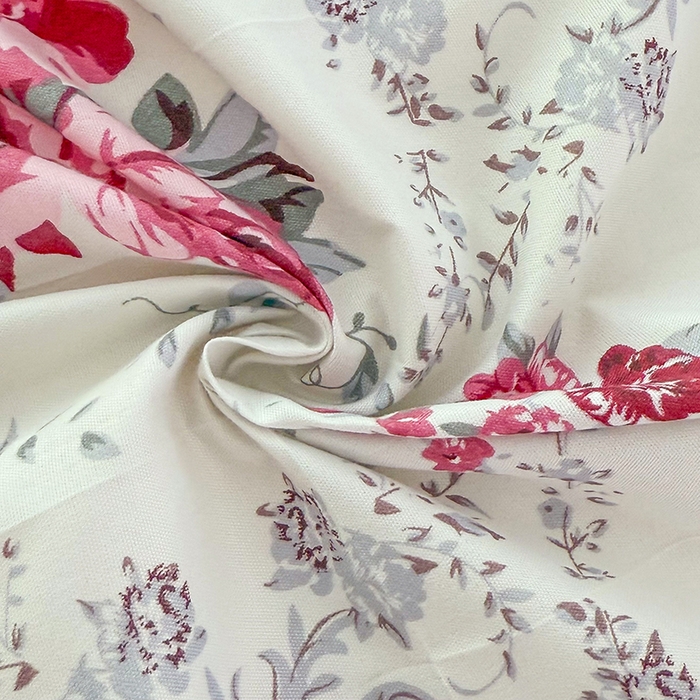 91家纺网 家纺一手货源 找家纺 梵巢家纺 2025新款芦荟棉四件套和单品印花四件套 床笠款四件套 春意盎然