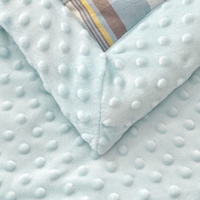 91家纺网 家纺一手货源 找家纺 鸣升家纺 2025新款全棉豆豆被被子被芯 莫妮卡兰