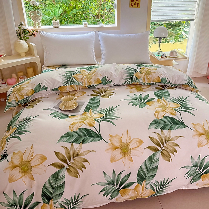 91家纺网 家纺一手货源 找家纺 梵巢家纺 芦荟棉三四件套，床单，被套，枕套化纤四件套 灵感