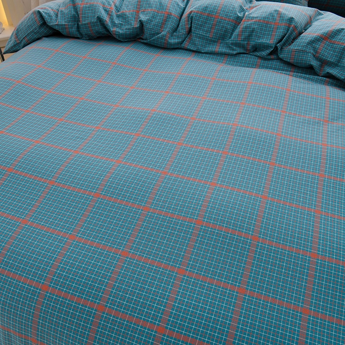 91家纺网 家纺一手货源 找家纺 润淳家居 2025新款A类全棉水洗棉四件套三件套花海 兰