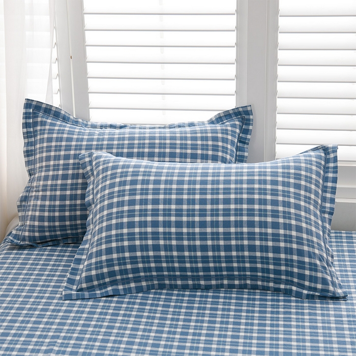 91家纺网 家纺一手货源 找家纺 润淳家居 2025新款A类全棉水洗棉四件套三件套米洛 兰