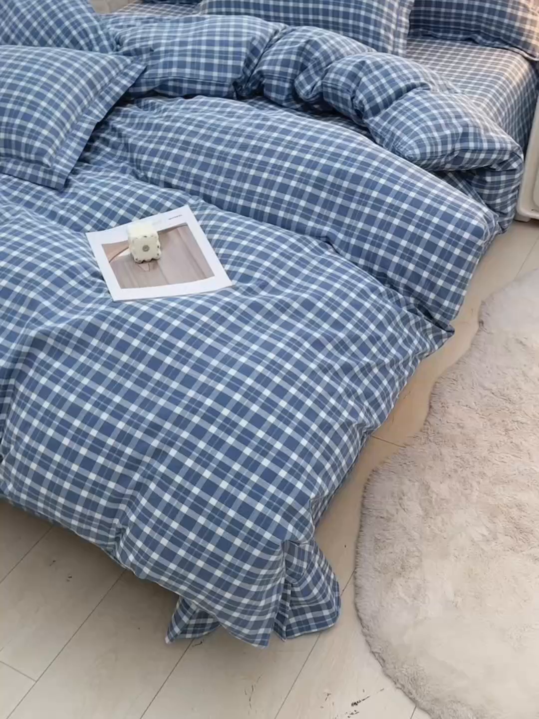 91家纺网 家纺一手货源 找家纺 润淳家居 2025新款A类全棉水洗棉四件套三件套米洛 兰