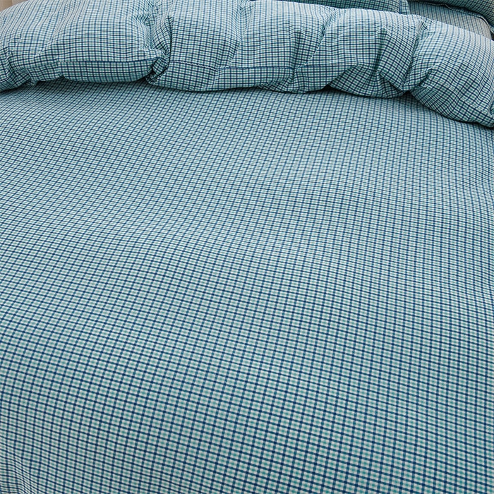 91家纺网 家纺一手货源 找家纺 润淳家居 2025新款A类全棉水洗棉四件套三件套童年 蓝